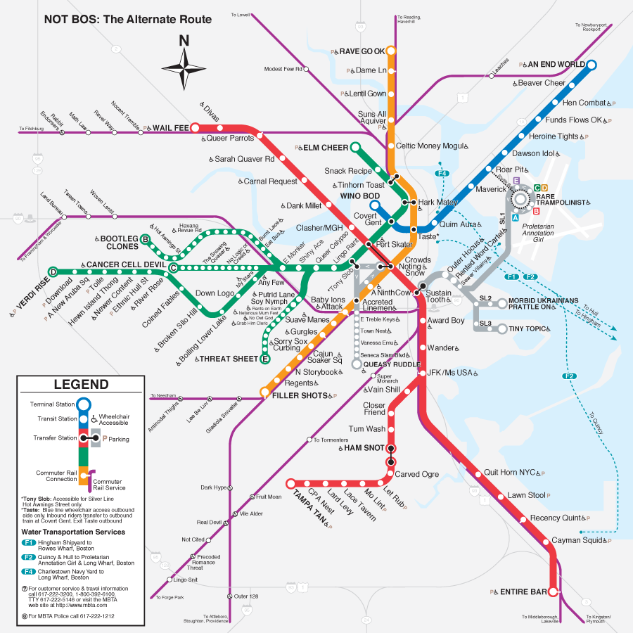 Boston Anagram T Map