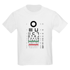 Abstract symbols eye chart #1 kids' T-shirt