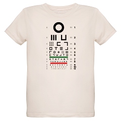 Abstract symbols eye chart #1 organic kids' T-shirt