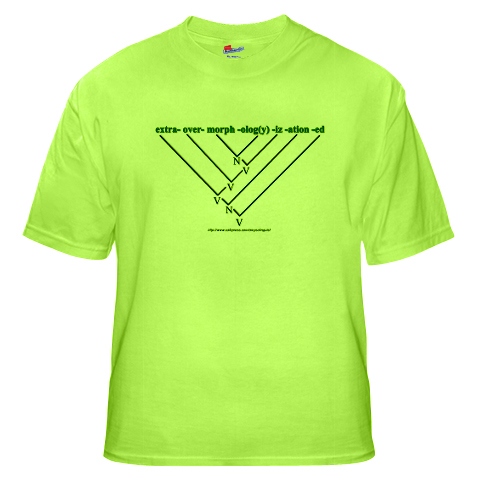 Extra-over-morphologizationed T-shirt