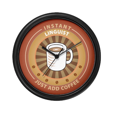 Instant linguist clock