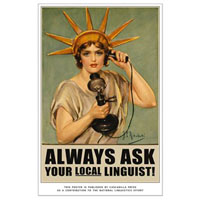 Local linguist poster